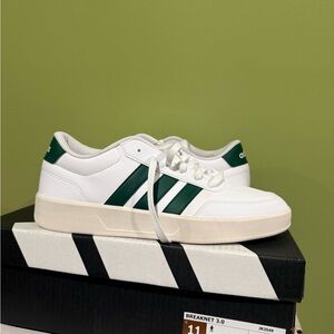 Adidas Breaknet 3.0 White with Black Stripes